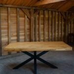 Masă unicat cu blat din salcâm - 220x100cm