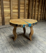 Măsuță cafea rustică din stejar