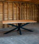 Masă cireș cu margini natur -200x90 cm