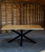 Masă stejar cu margini natur -180x90cm