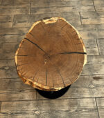 Măsuță de cafea Stejar Masiv „Solid Block” – 70x59x6 cm - imagine 2