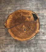 Măsuță de cafea Stejar Masiv „Epic Center” – 84x84x7 cm - imagine 2