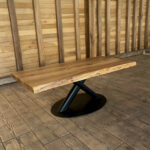 Măsuță cafea lemn de stejar -  120x55 cm