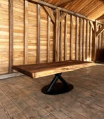 Măsuță cafea nuc  - 155x70x6 cm