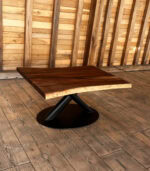 Măsuță cafea nuc  - 90x65x4cm - imagine 4