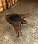 Măsuță de cafea Floating Walnut – 93x87x7 cm - imagine 3