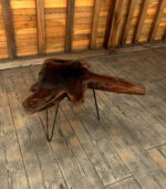 Măsuță de cafea Floating Walnut – 93x87x7 cm - imagine 4