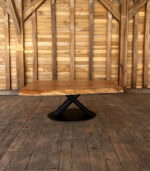 Măsuță de cafea Grand Stejar Masiv Live Edge – 125x76x5 cm - imagine 3