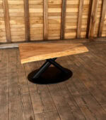 Măsuță cafea stejar - 94x60x4 cm - imagine 4