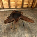 Măsuță de cafea Floating Walnut – 93x87x7 cm