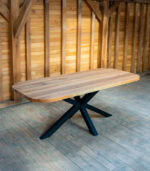 Masă dining "Spider" din stejar masiv soft edges – 200x90 cm - imagine 2