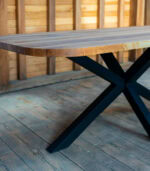 Masă dining "Spider" din stejar masiv soft edges – 200x90 cm - imagine 4