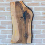 Platou Artizanal din nuc River flow - 68x36 cm