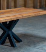 Măsuță cafea Duo-Tone din stejar și fag Masiv – 135x60 cm - imagine 5