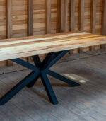 Paltin Grand – Masă dining cu picior spider - 220x90cm - imagine 3