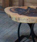 Walnut Titan – măsuță de cafea din nuc masiv - 60x70 cm - imagine 2