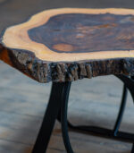 Walnut Core – Măsuță de cafea din nuc masiv - 65x65 cm - imagine 2