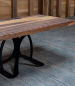 Măsuță de cafea  din ulm masiv – 120x65 cm - imagine 4