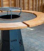 Grătar Fire Circle 1430mm + CADOU Platou de servire XL „Butcher Style” - imagine 8