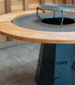 Grătar Fire Circle 1430mm + CADOU Platou de servire XL „Butcher Style” - imagine 2