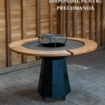 Grătar Fire Circle 1430mm + CADOU Platou de servire XL „Butcher Style”