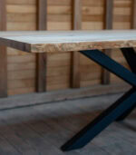 Frasin Nordic – Masă dining lemn masiv frasin - 220x100 cm - imagine 2