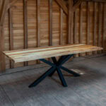 Paltin Grand – Masă dining cu picior spider - 220x90cm