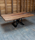 Măsuță de cafea  din ulm masiv – 137x70 cm - imagine 4