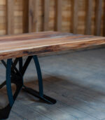 Măsuță de cafea  din ulm masiv – 137x70 cm - imagine 5