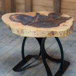 Walnut Titan – măsuță de cafea din nuc masiv - 60x70 cm