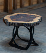 Walnut Core – Măsuță de cafea din nuc masiv - 65x65 cm