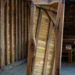 Regal Walnut – Oglindă din lemn masiv de nuc - 191x92 cm