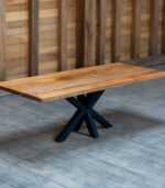 Măsuță cafea Duo-Tone din stejar și fag Masiv – 135x60 cm