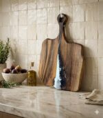Walnut Grand Horizon – Platou XL din nuc masiv și rășină - 48x35 cm - imagine 2