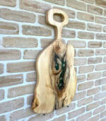 Platou „The Grand Ash” – Frasin masiv cu nucleu de rășină verde - 71x36 cm - imagine 3