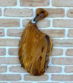 Walnut Flow 50 – Tocător gourmet din nuc și rășină - 50x25 cm