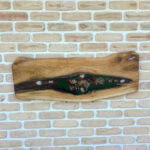 Walnut Infinite 94 – Platou de servire majestic XL din nuc și rășină - 94x33 cm