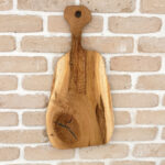 Tocător „Golden Oak” – Stejar masiv cu design ergonomic - 55x27 cm